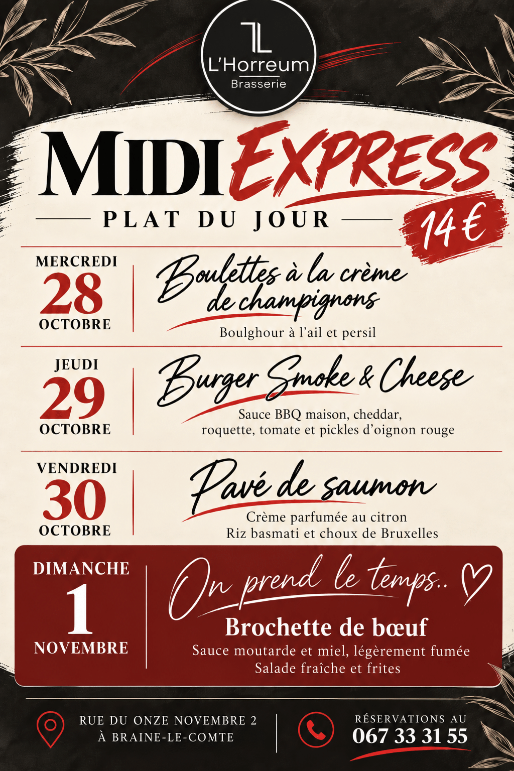 plat du jour